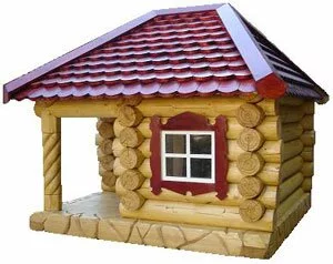Рубленная будка "ТЕРЕМОК"